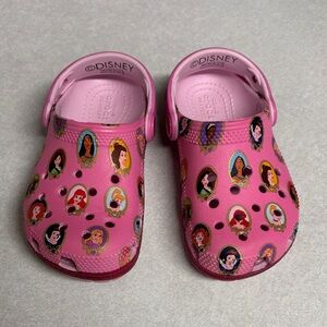 Disney Pink Clogs with Princess Portraits